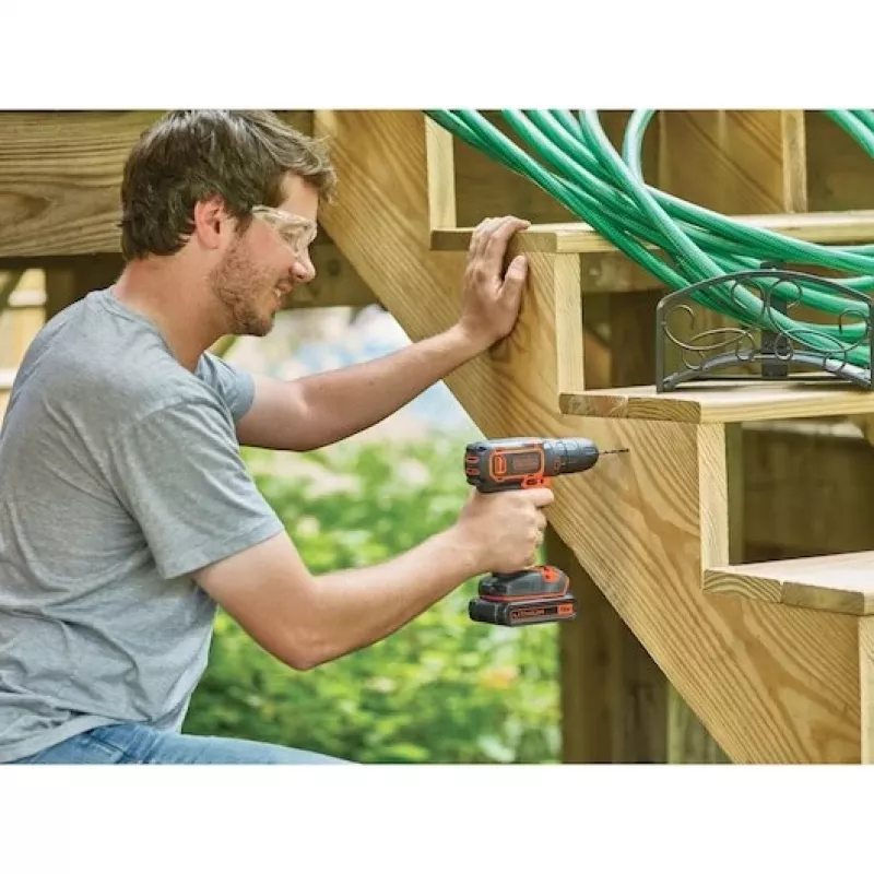Black & Decker BDCDC18-QW vŕtačka 650 ot/min čierna, oranžová