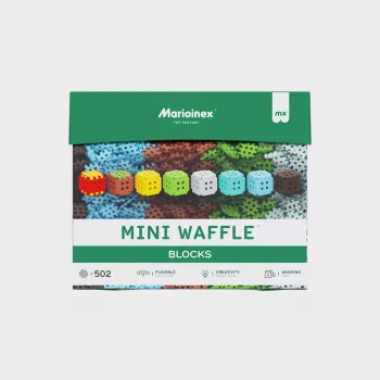 Stavebná hračka Marioinex Klocki Waffle Mini Blocks — 502 kusov