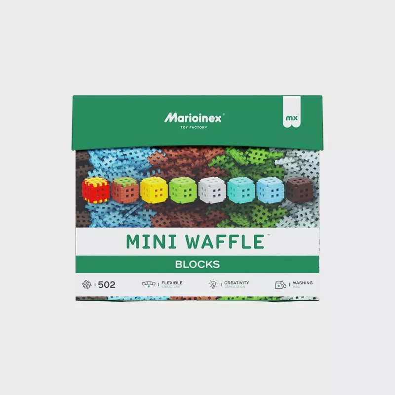 Stavebná hračka Marioinex Klocki Waffle Mini Blocks — 502 kusov