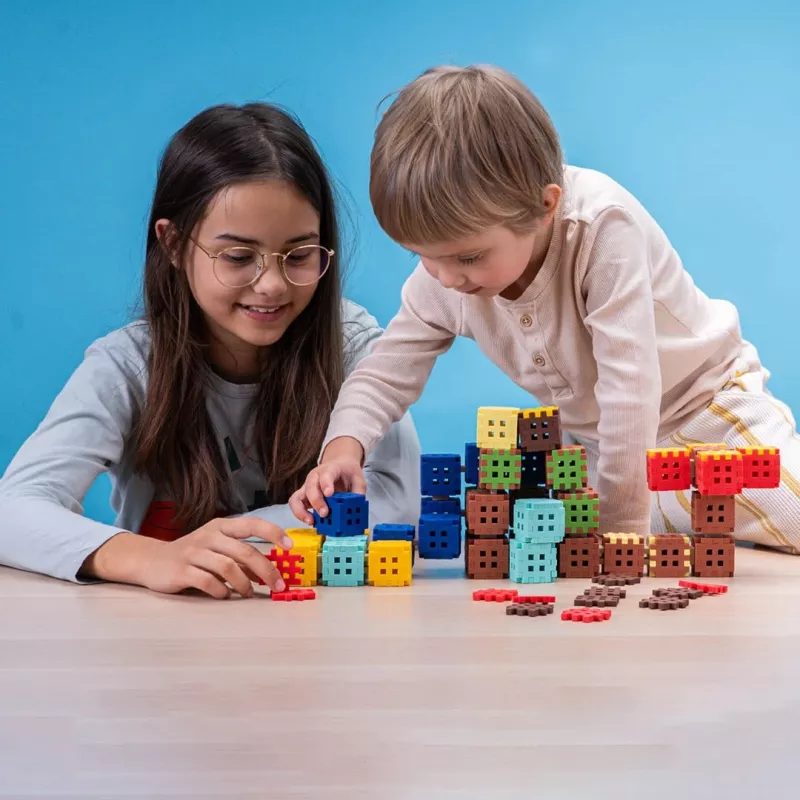 Stavebná hračka Marioinex Klocki Waffle Mini Blocks — 502 kusov