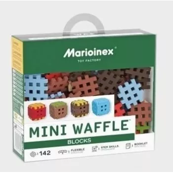 Stavebné kocky Marioinex Mini Waffle 206 kusov — detská stavebná sada