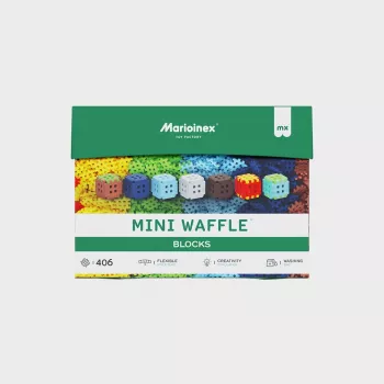 Stavebnice Marioinex Mini Waffel 406 kusov — stavebnica pre kreatívne hranie