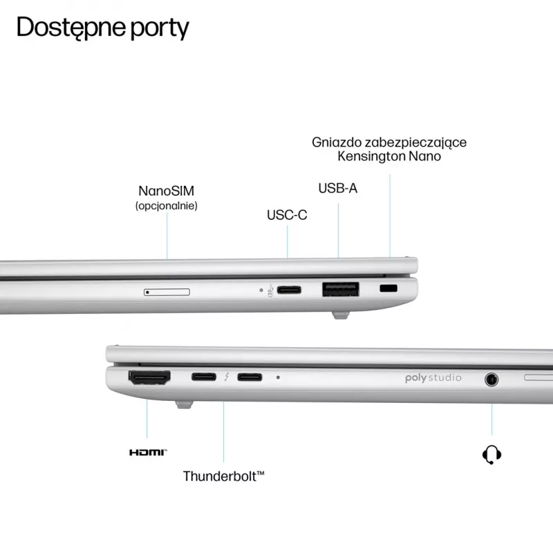 Notebook HP EliteBook 8 G1i – 16 palcov Ultra, Intel 5 225U, 16 GB RAM, 512 GB SSD, Windows 11 Pro
