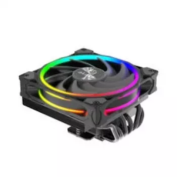 CPU chladič Akasa SOHO H6L RGB – kompaktný Low-Profile chladič s RGB osvetlením