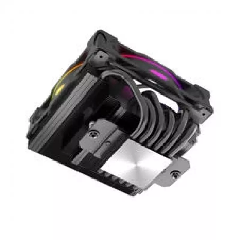 CPU chladič Akasa SOHO H6L RGB – kompaktný Low-Profile chladič s RGB osvetlením