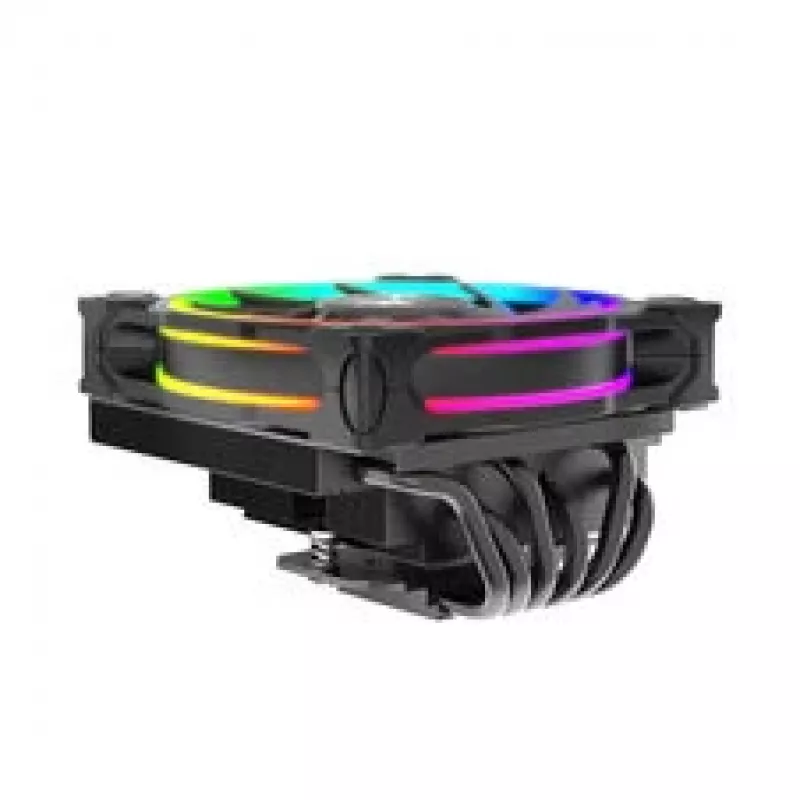 CPU chladič Akasa SOHO H6L RGB – kompaktný Low-Profile chladič s RGB osvetlením