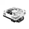 CPU chladič Akasa VIPER H6L biely – plochý vzduchový chladič, jeden ventilátor, vežový chladič