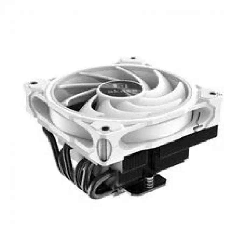 CPU chladič Akasa SOHO H6L RGB biely – Low-Profile chladič s RGB ventilátorom, kompatibilný s kompaktnými systémami Mini-ITX