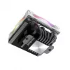 CPU chladič Akasa SOHO H6L RGB biely – Low-Profile chladič s RGB ventilátorom, kompatibilný s kompaktnými systémami Mini-ITX