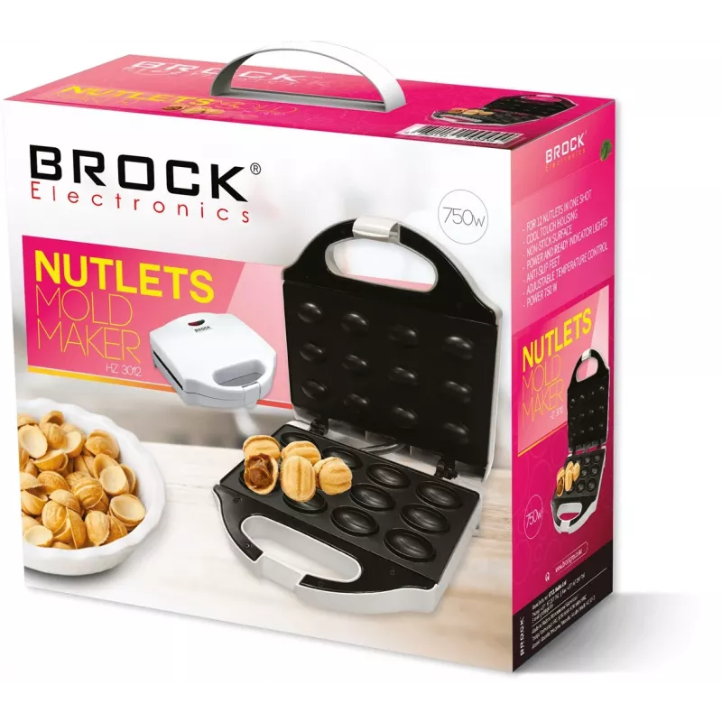 Príprava koláčikov Brock Electronics HZ 3012 12 koláčikov 750 W biela