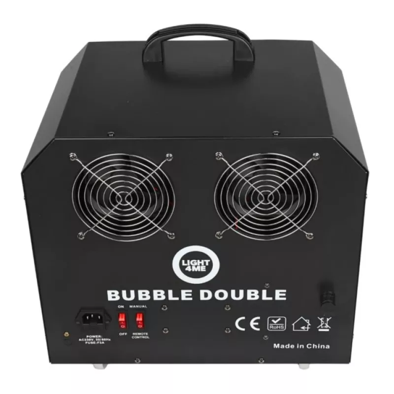LIGHT4ME BUBBLE DOUBLE - stroj na bubliny 300W, bezdrôtový ovládač