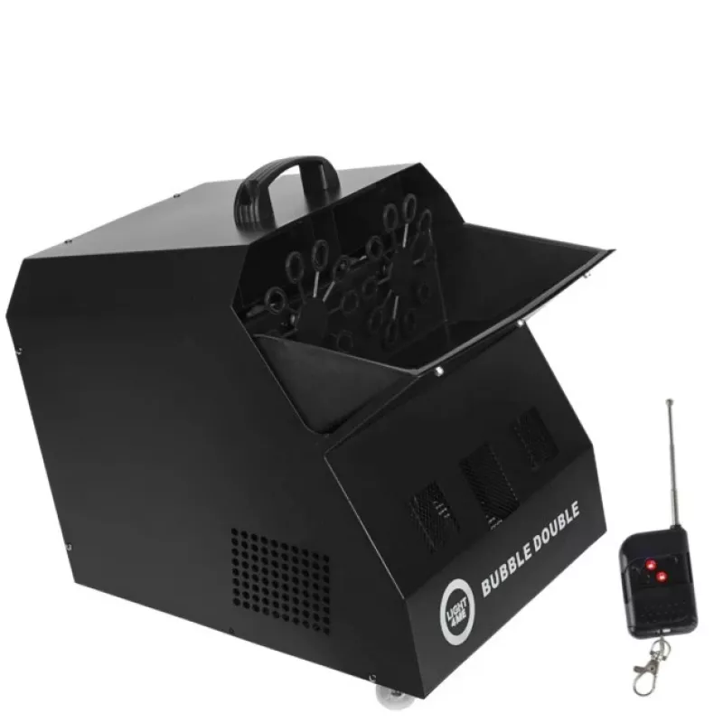 LIGHT4ME BUBBLE DOUBLE - stroj na bubliny 300W, bezdrôtový ovládač