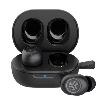 Jlab JBuds Mini True Wireless slúchadlá – čierne Bluetooth in-ear slúchadlá, integrovaný mikrofón
