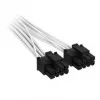 Corsair Premium-Sleeved 2x 8-Pin na 12V-2x6 kábel, pre Type-4 napájací zdroj – biela