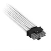Corsair Premium-Sleeved 2x 8-Pin na 12V-2x6 kábel, pre Type-5 napájací zdroj – biela
