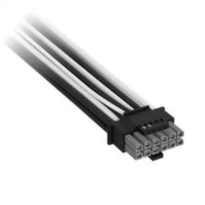 Corsair Premium-Sleeved 2x 8-Pin na 12V-2x6 kábel, pre Type-5 napájací zdroj – čierna/biela