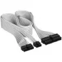 Corsair Premium-Sleeved 24-Pin ATX kábel, Gen 5, pre Type-5 napájací zdroj – biely