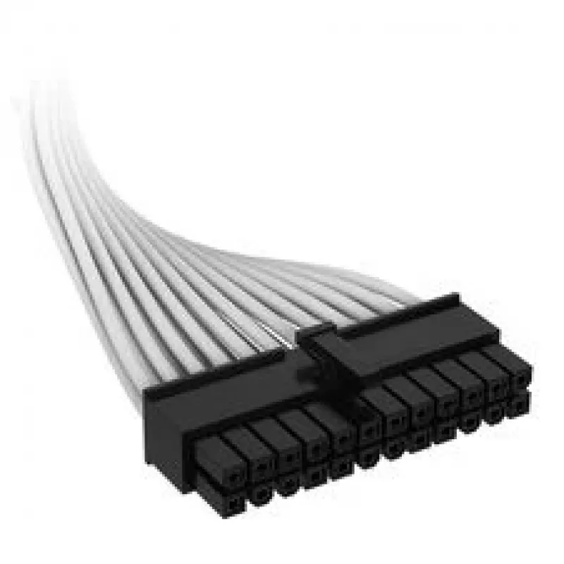 Corsair Premium-Sleeved 24-Pin ATX kábel, Gen 5, pre Type-5 napájací zdroj – biely