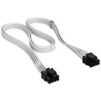 Corsair kábel, Type 4, EPS/ATX12V, 8-pin (4+4), 750 mm, jednotlivo opletený – biely