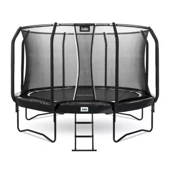 Trampolína Salta First Class okrúhla 366 cm, fitness trampolína, čierna, model 5373A