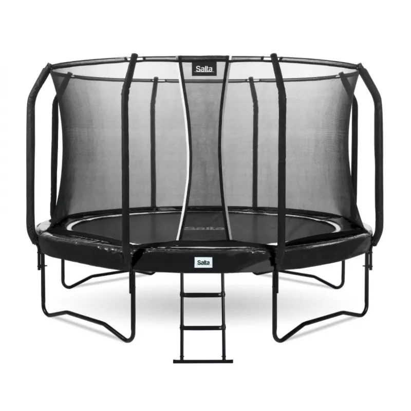 Trampolína Salta First Class okrúhla 366 cm, fitness trampolína, čierna, model 5373A