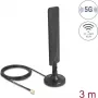 Anténa DELOCK 10040 5G LTE SMA konektor samec 3 dBi omnidirekcionálna