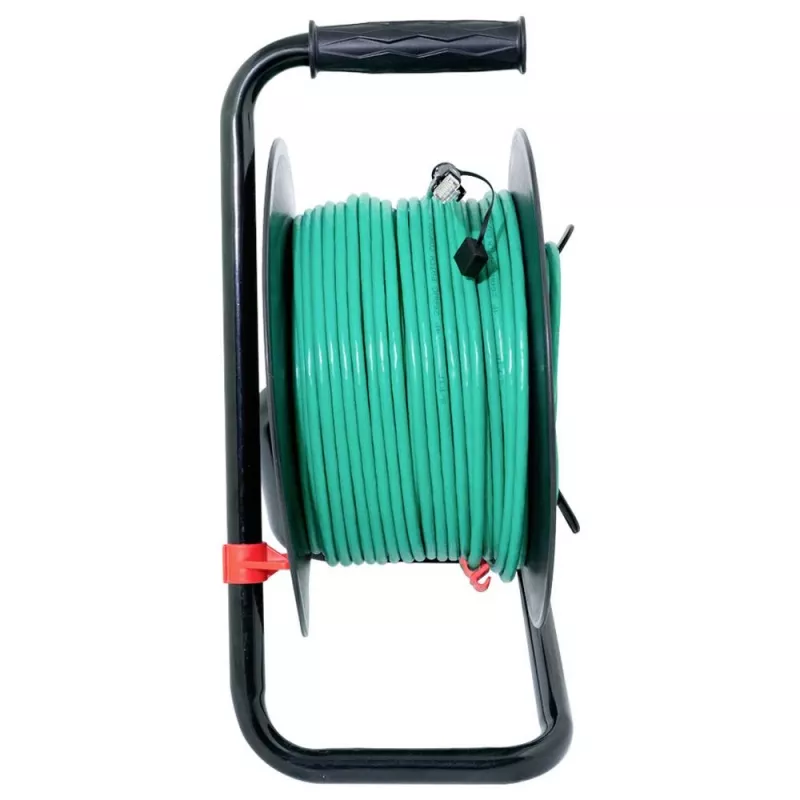 Logilink sieťový káblový navijak zelený CAT 6A S/FTP, 80 m | CQ3080S
