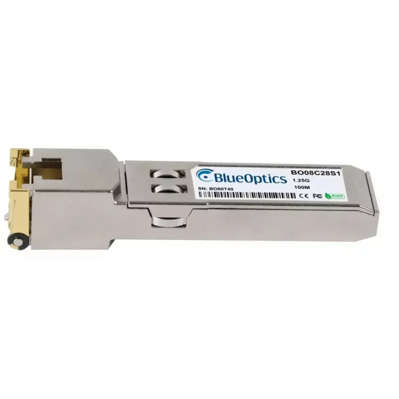 SFP medený transceiver BlueOptics 61494-BO, 1× RJ45, 1250 Mbit/s, 100 m, kompatibilný s Lancom