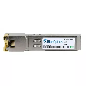 SFP medený transceiver BlueOptics 61494-BO, 1× RJ45, 1250 Mbit/s, 100 m, kompatibilný s Lancom