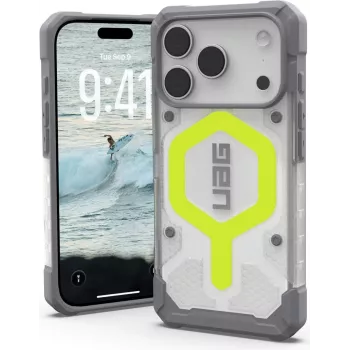 UAG Urban Armor Gear Pathfinder MagSafe puzdro | Apple iPhone 17 Pro | active neon (transparentný) | 114551118181 (114551118181)