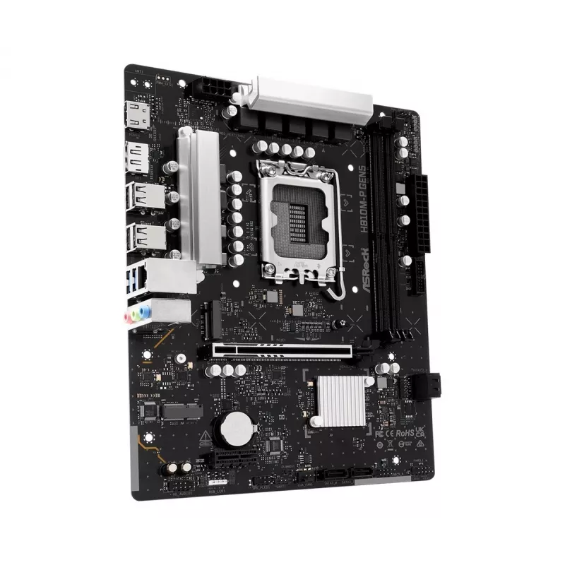 ASRock H810M-P Gen5 Základná doska, LGA 1851, Micro-ATX, DDR5