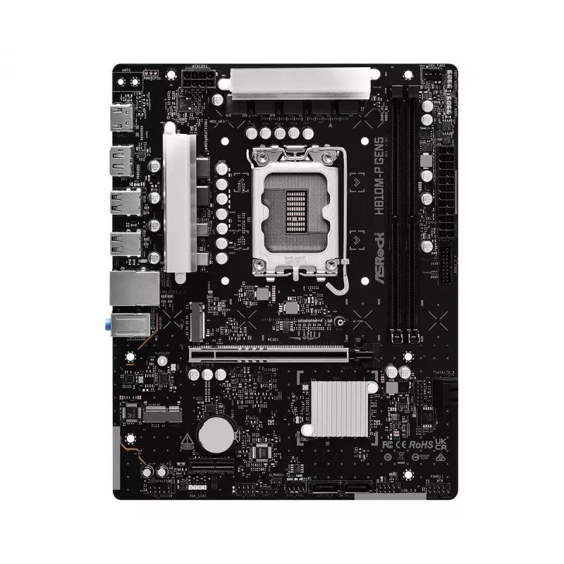ASRock H810M-P Gen5 Základná doska, LGA 1851, Micro-ATX, DDR5