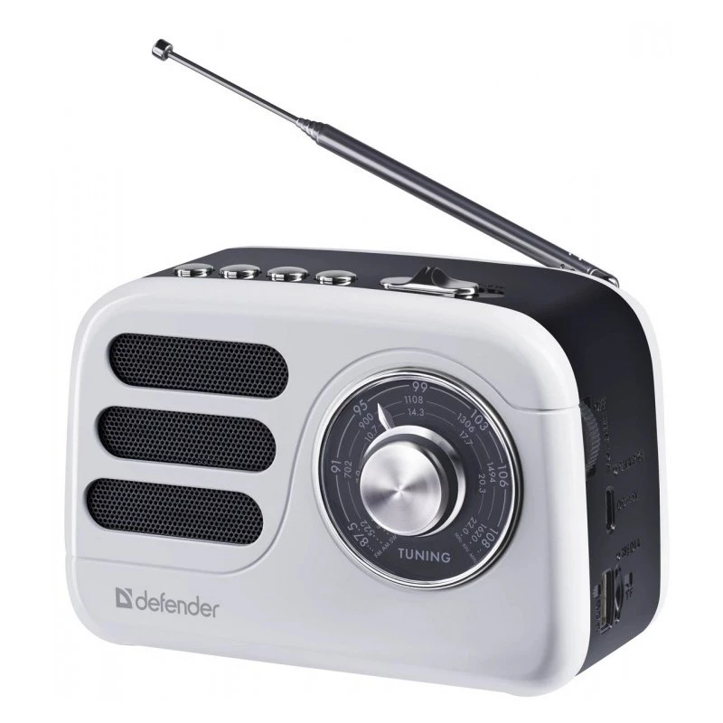 Prenosný reproduktor DEFENDER SIGNAL s FM/MP3/SD/USB a Bluetooth (5W, anténa)
