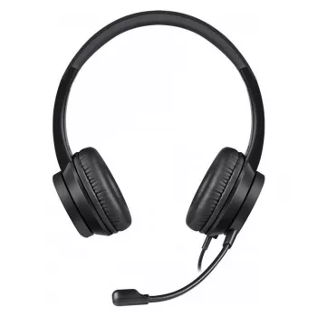 Káblové slúchadlá s mikrofónom DEFENDER tune 150 – čierne, káblový stereo headset