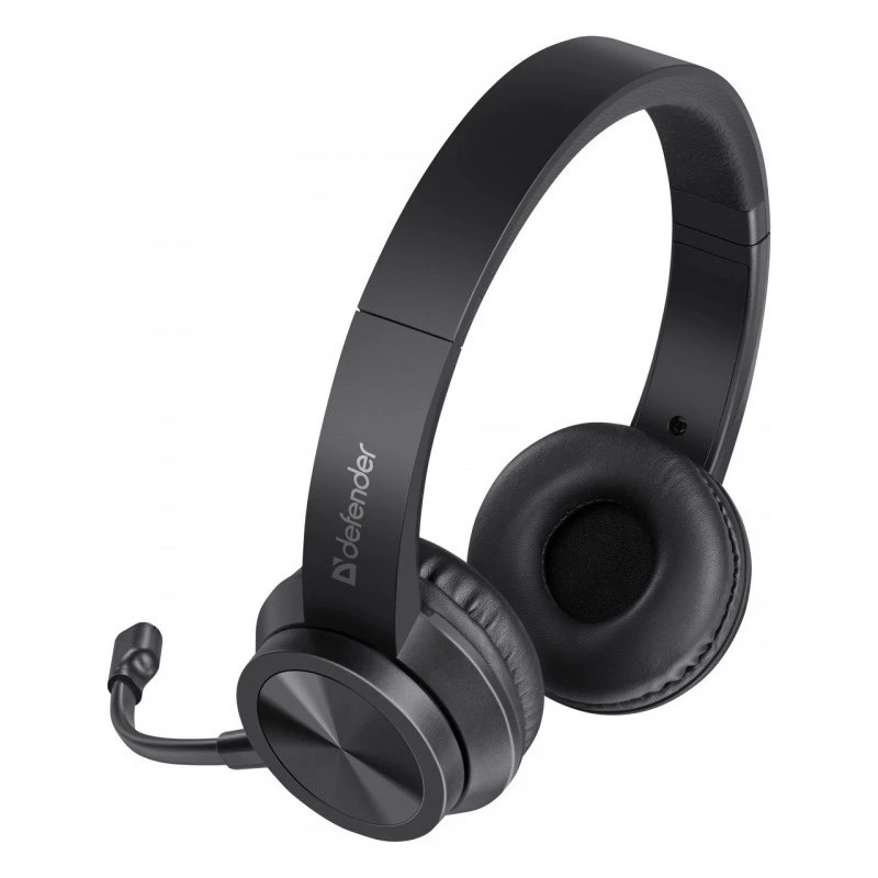 Káblové slúchadlá s mikrofónom DEFENDER tune 150 – čierne, káblový stereo headset