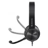 Káblové slúchadlá s mikrofónom DEFENDER tune 150 – čierne, káblový stereo headset