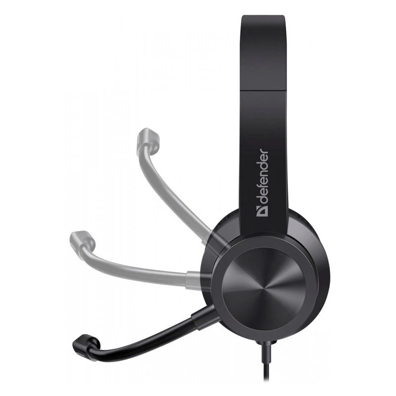 Káblové slúchadlá s mikrofónom DEFENDER tune 150 – čierne, káblový stereo headset
