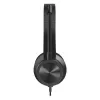 Káblové slúchadlá s mikrofónom DEFENDER tune 150 – čierne, káblový stereo headset