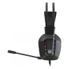 Káblový USB herný headset DEFENDER GOTHIC RGB s mikrofónom, čierny