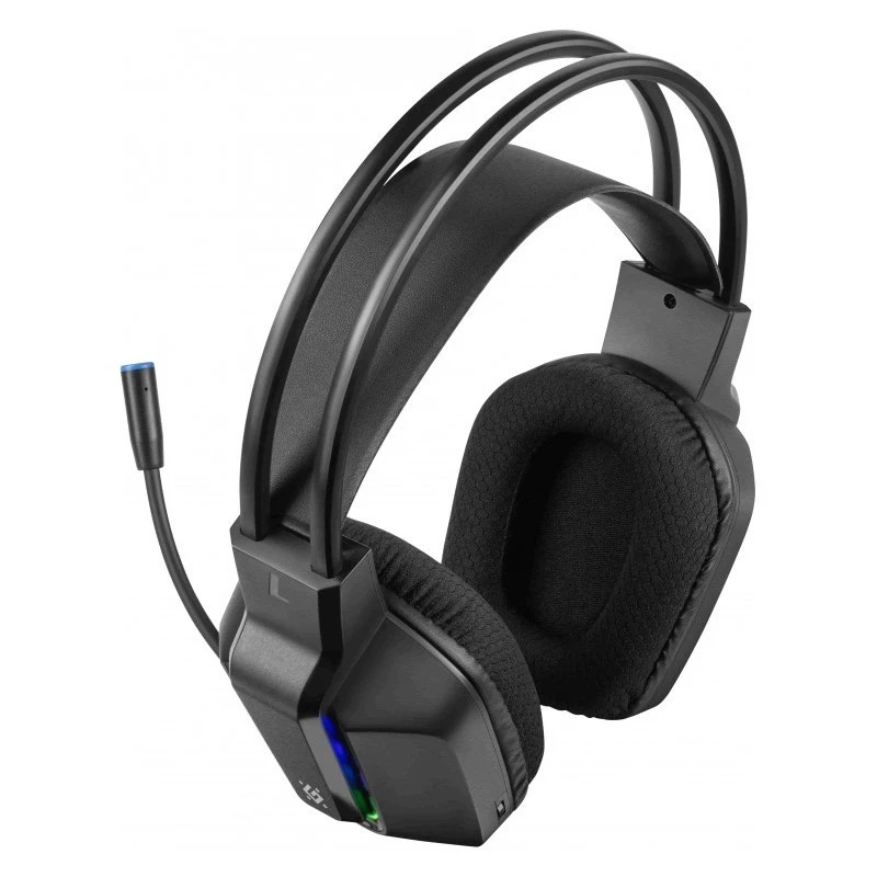 Káblový USB herný headset DEFENDER GOTHIC RGB s mikrofónom, čierny
