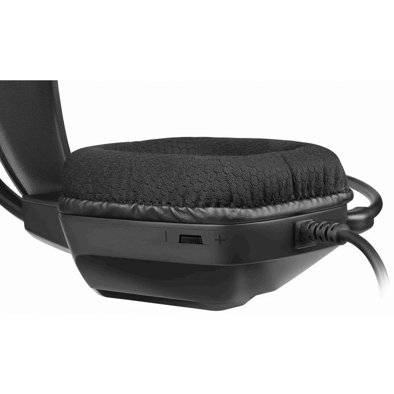 Káblový USB herný headset DEFENDER GOTHIC RGB s mikrofónom, čierny