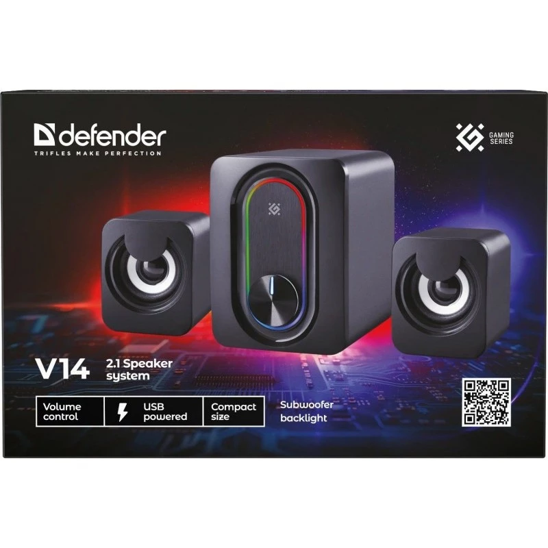Defender V14 2.1 Reproduktory k PC, 11 W, USB, Bluetooth