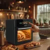 Teplovzdušná fritéza GreenBlue GB950 1800W, objem 10 l, 8 programov, dotykový panel, časovač, čierna