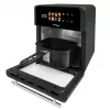 Teplovzdušná fritéza GreenBlue GB950 1800W, objem 10 l, 8 programov, dotykový panel, časovač, čierna