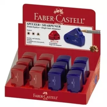 Strúhadlo na ceruzky Faber-Castell 182711 modrá červená