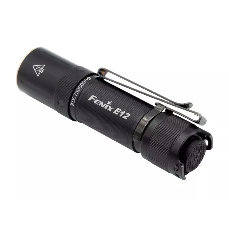 Ručná baterka Fenix E12 V2.0 čierna LED hliník IP68 50000 h