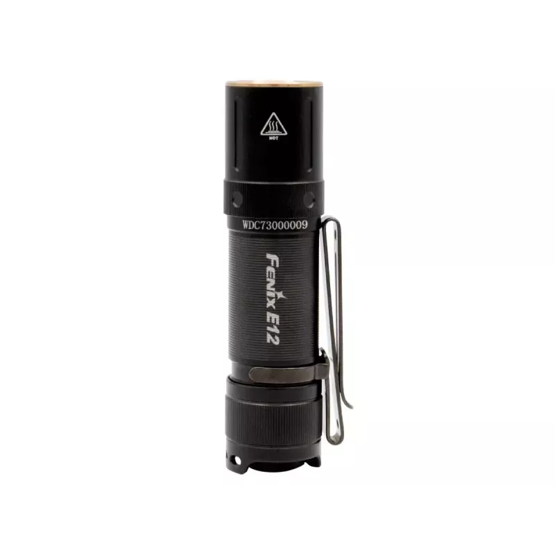 Ručná baterka Fenix E12 V2.0 čierna LED hliník IP68 50000 h