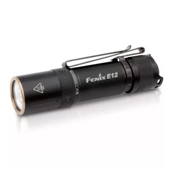 Ručná baterka Fenix E12 V2.0 čierna LED hliník IP68 50000 h