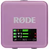 Bezdrôtový lavalierový mikrofón Rode Wireless Go III fialový 2,4 GHz kompaktný dizajn