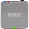 Bezdrôtový mikrofón Rode Wireless GO III sivý — kompaktný dizajn, integrovaná batéria